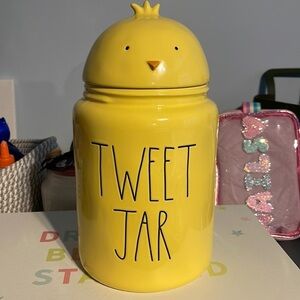 HOST PICK 🌟 NWT Rae Dunn Tweet Jar Large Canister
